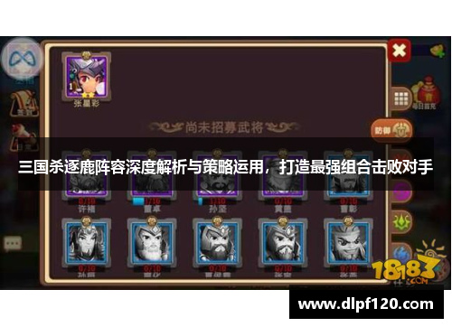 三国杀逐鹿阵容深度解析与策略运用，打造最强组合击败对手