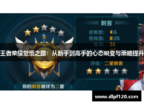 王者荣耀觉悟之路：从新手到高手的心态蜕变与策略提升